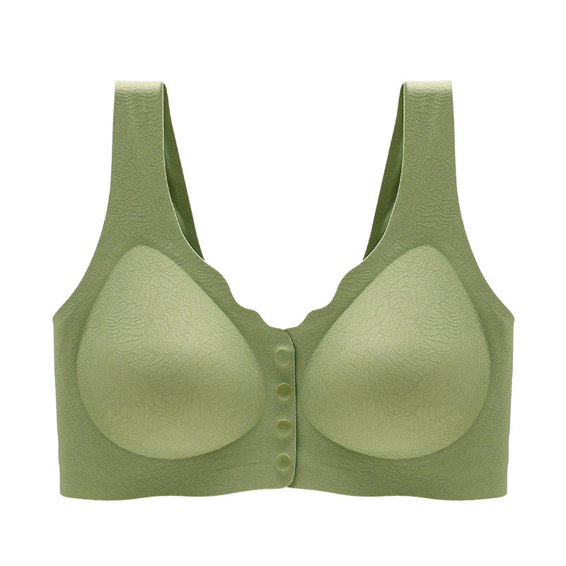Front-Clasp Anti-Sagging Vest-Style Plus Size Bra
