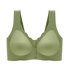 Front-Clasp Anti-Sagging Vest-Style Plus Size Bra