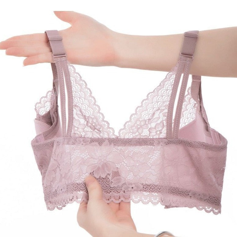 Push Up Bra Without Underwire Bustier Minimiser Bra