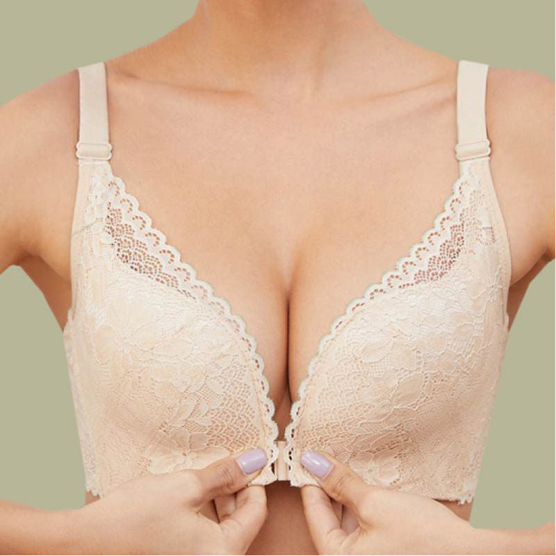 Push Up Bra Without Underwire Bustier Minimiser Bra