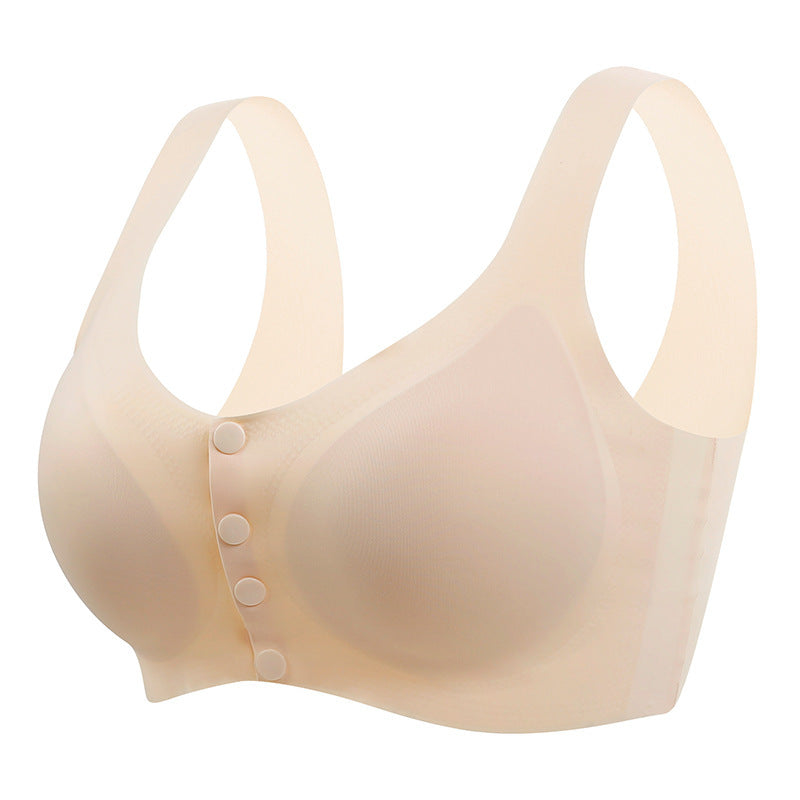 wire-free ice silk comfortable bra