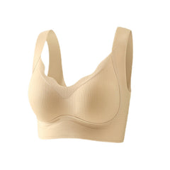Fixed Cup Push-up Wireless Breathable Sports Tank Top Bra
