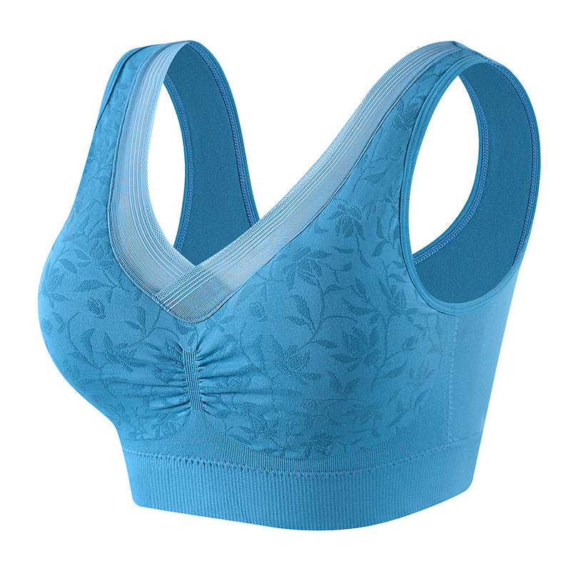 cotton breathable plus size vest style bra
