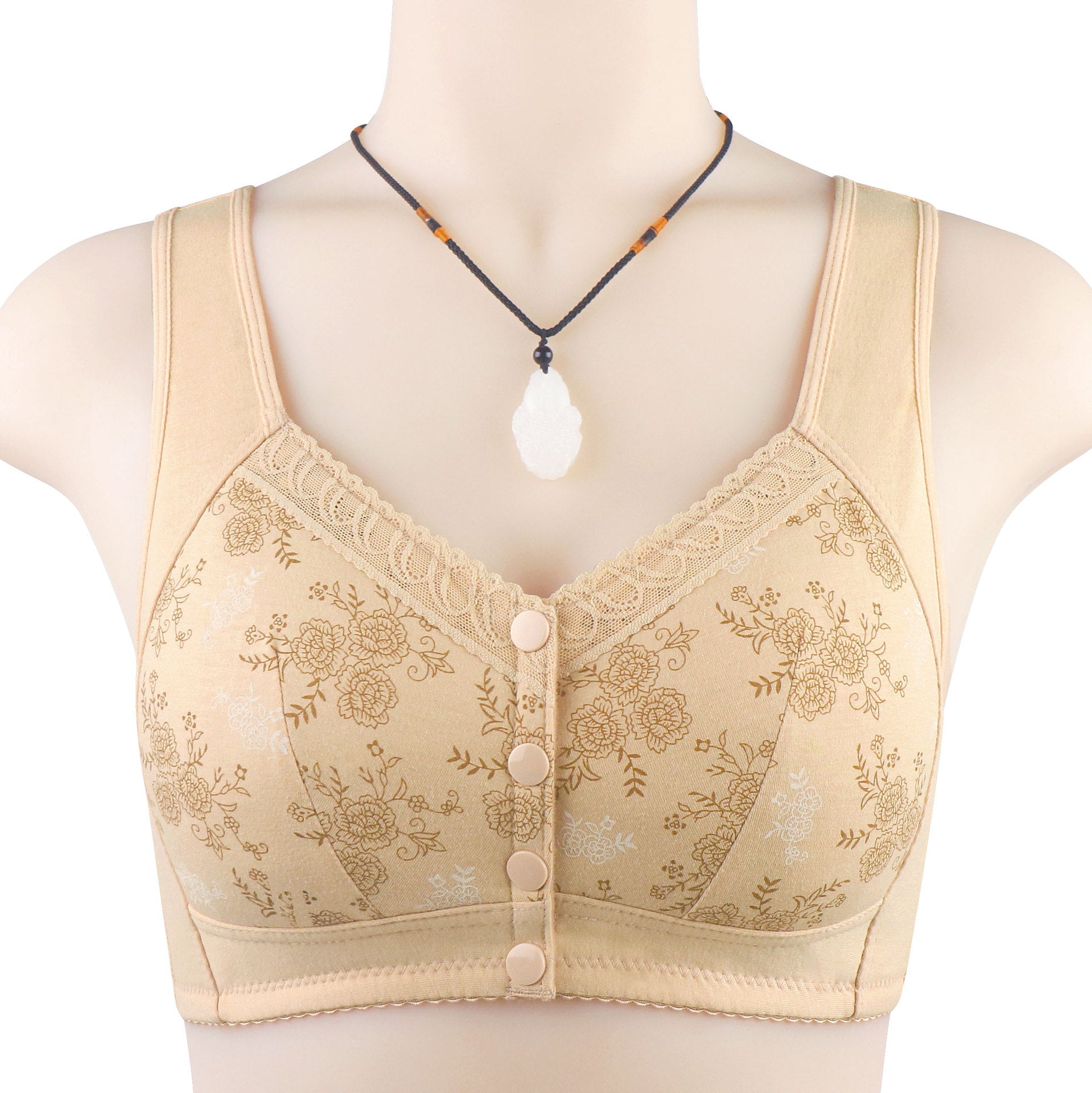 wireless wide shoulder plus size bra