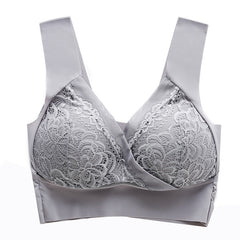 lace bra without steel ring without streak
