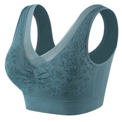 cotton breathable plus size vest style bra
