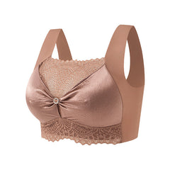 push-up lace backless bra