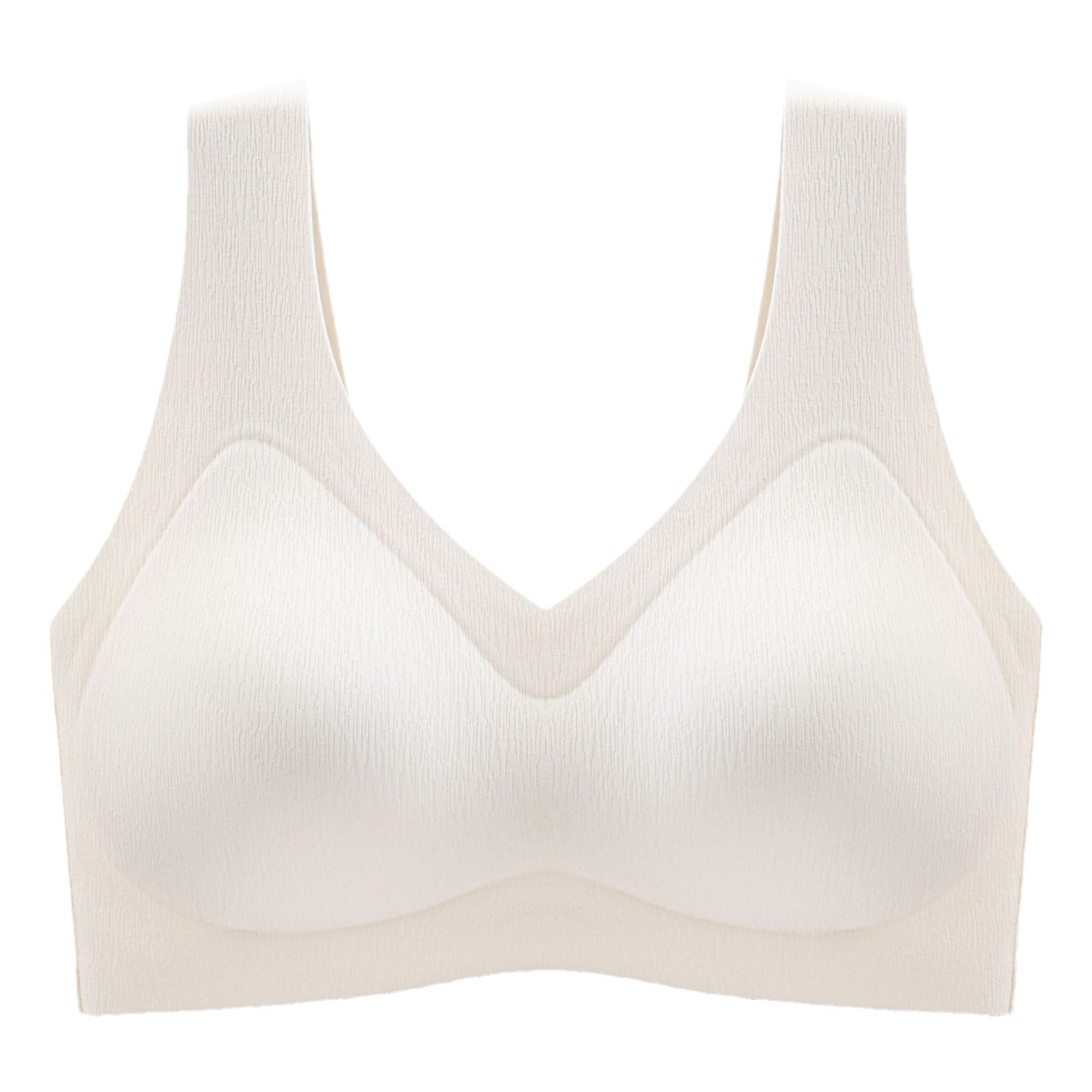 High Support Sports Bra Supportive V-Neck Wireless Sports Bras