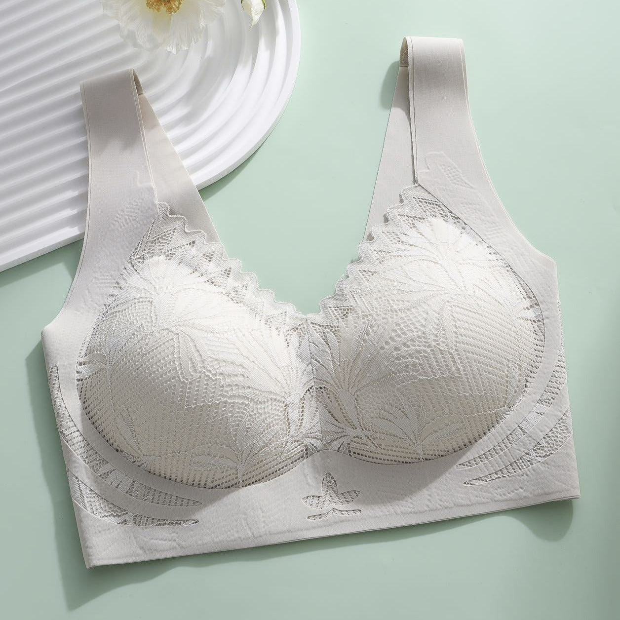 Push-Up Anti-exposure and Anti-sagging Breathable Bra