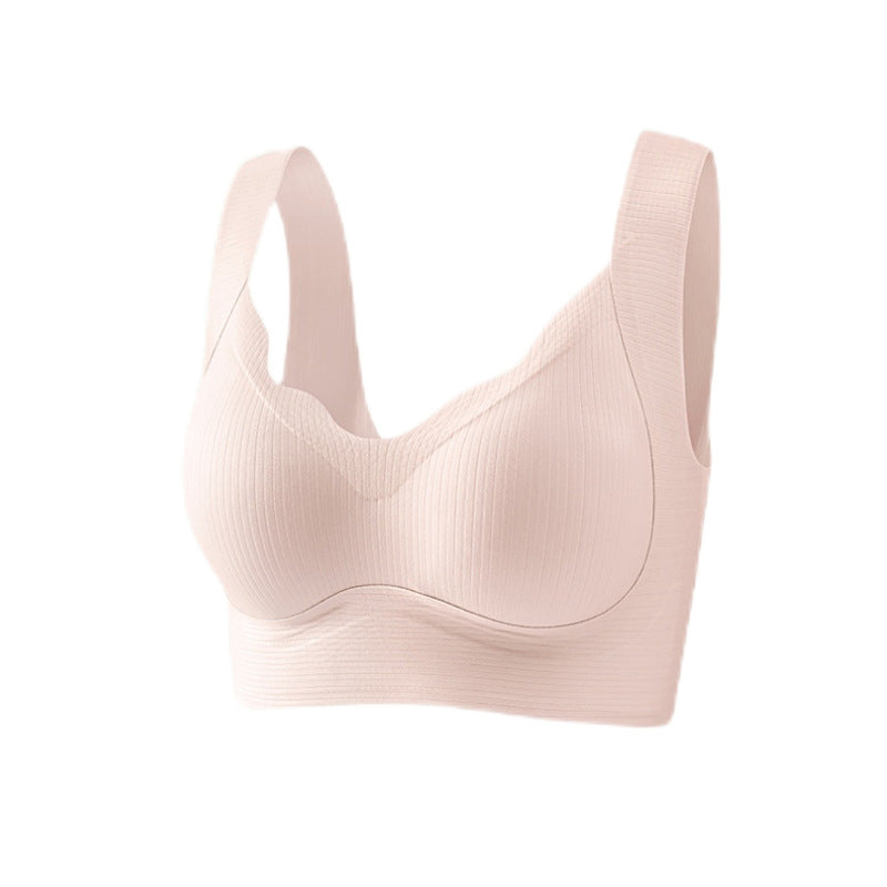Fixed Cup Push-up Wireless Breathable Sports Tank Top Bra