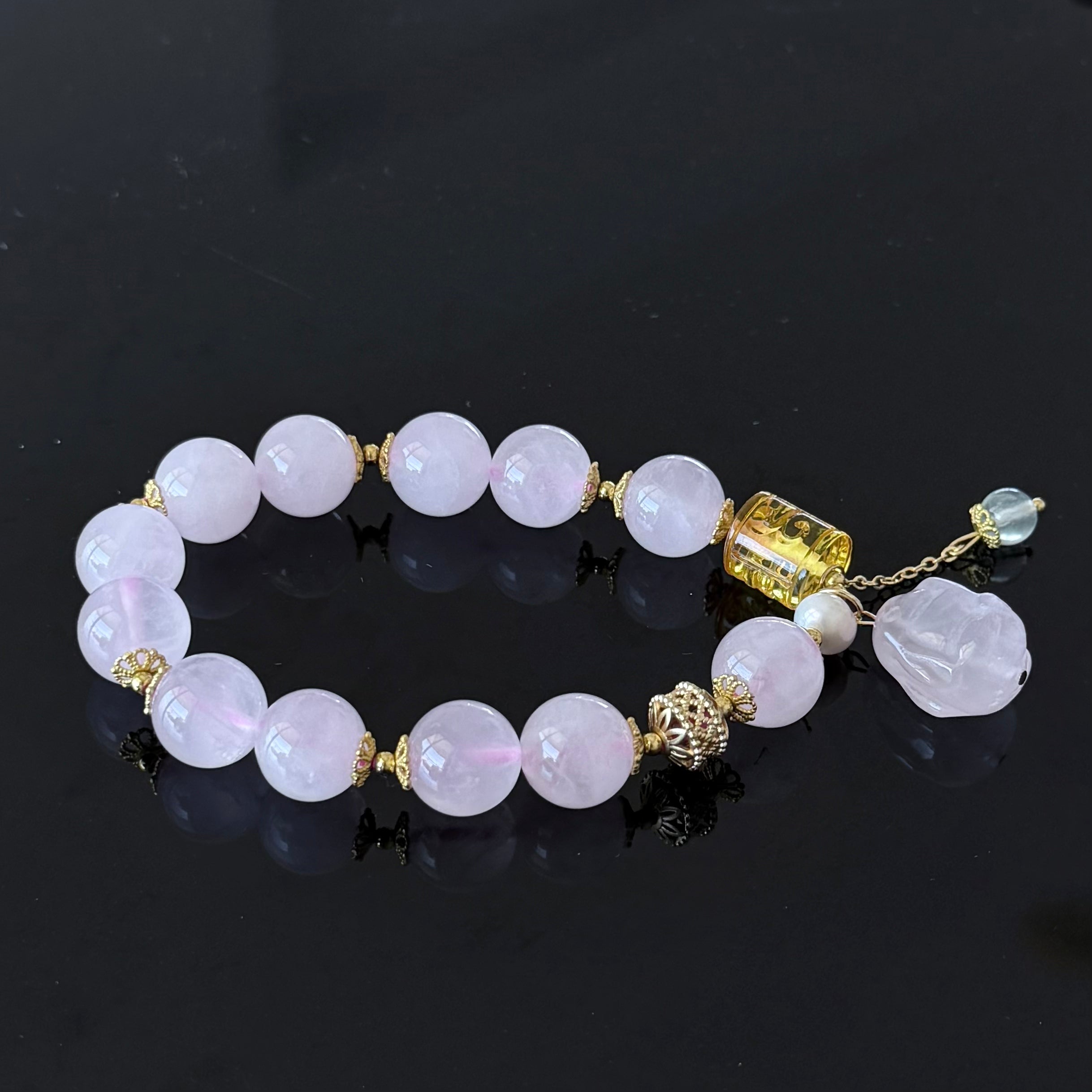 Rose Quartz Love Healing Bracelet