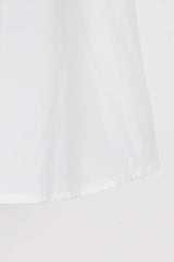 Elegant Solid Embroidered Hollowed Out Turtleneck Long Sleeve Two Pieces(Dresses suspenders)