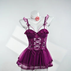 Transparent Mesh Camisole Lingerie