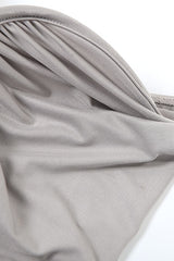 Solid Fold Asymmetrical V Neck One Step Skirt Dresses