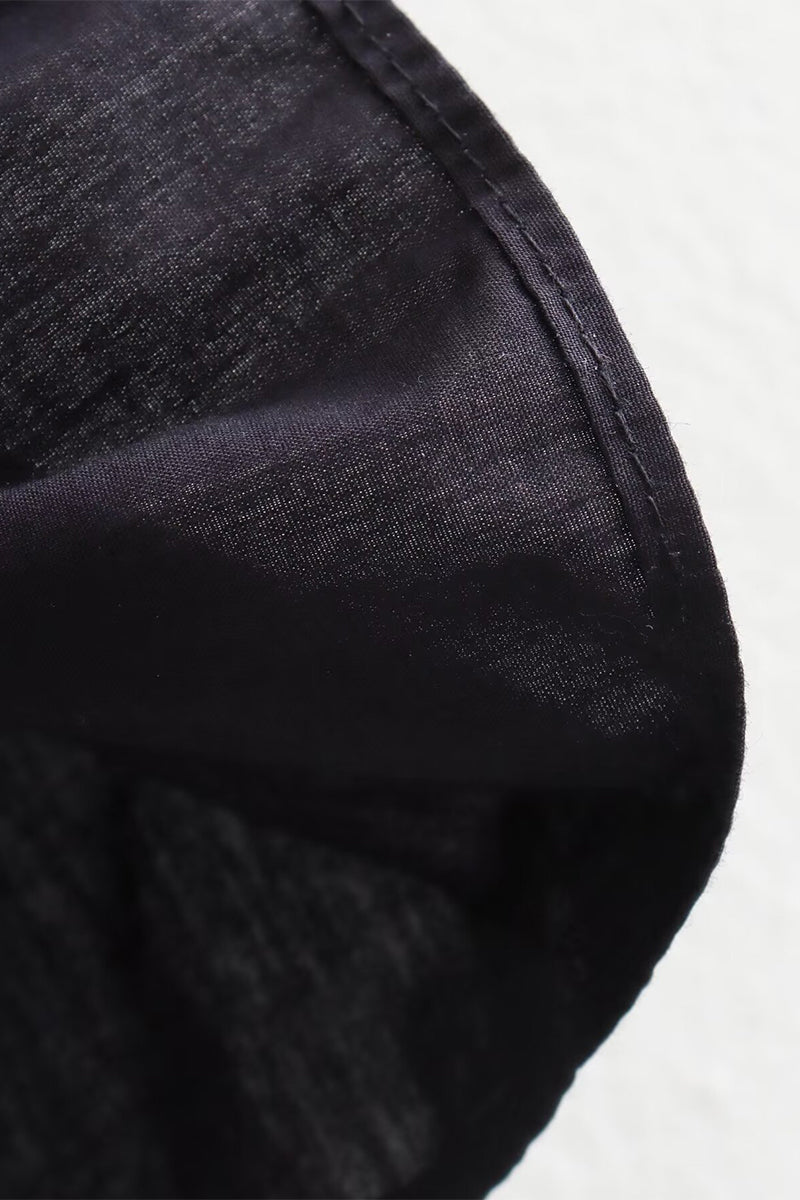 Solid Color Appliques Hot Drill V Neck Tops