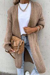 Weave Cardigan Collar Cardigans(3 Colors)