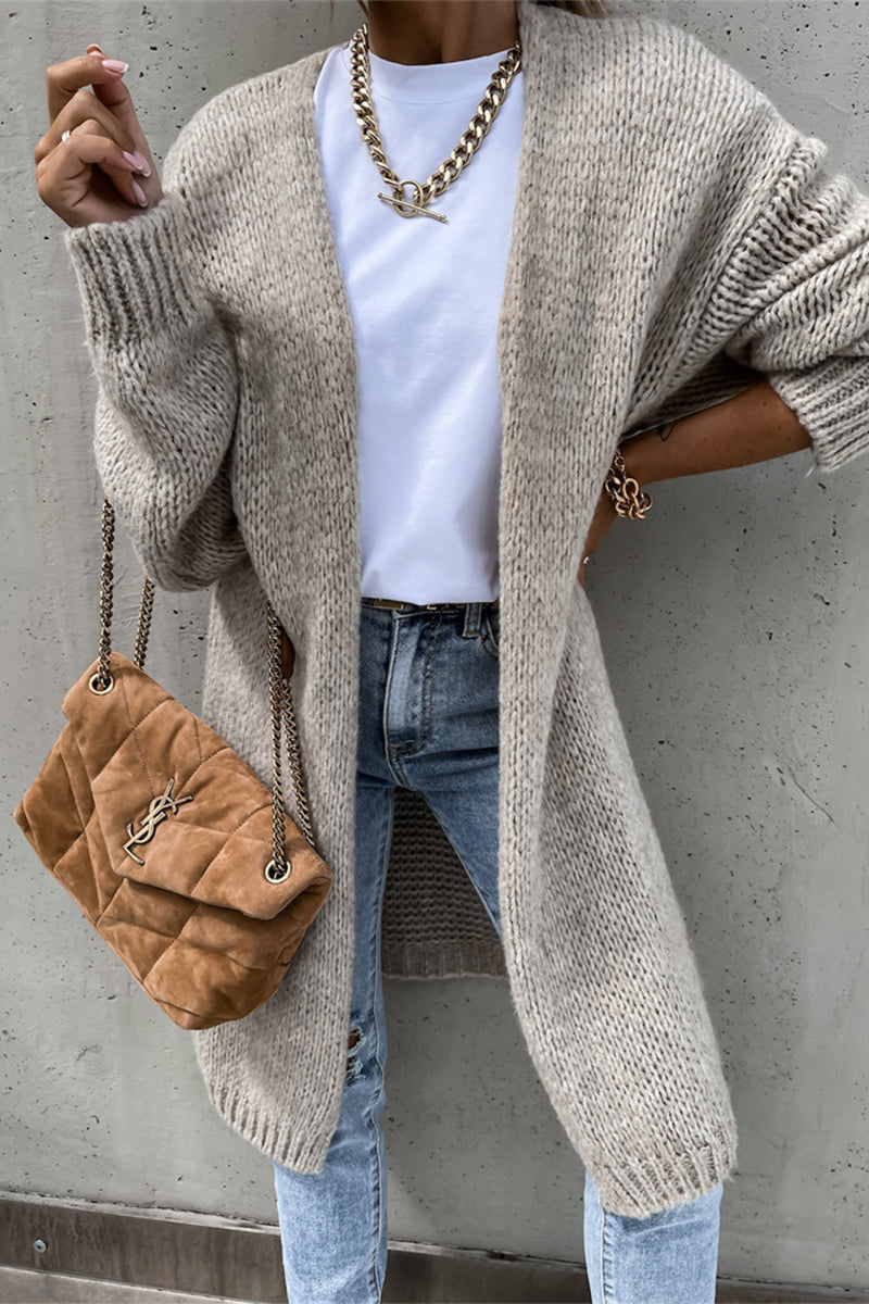 Weave Cardigan Collar Cardigans(3 Colors)