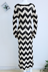 Colorblock Lace Up Weave V Neck One Step Skirt Dresses