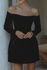 Rhinestone Decor Off Shoulder Princess Dresses