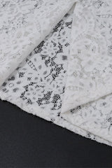 Lace See-Through Strap Design V Neck Lace Dress Dresses