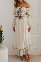 See-Through Mesh Oblique Collar One Step Skirt Dresses