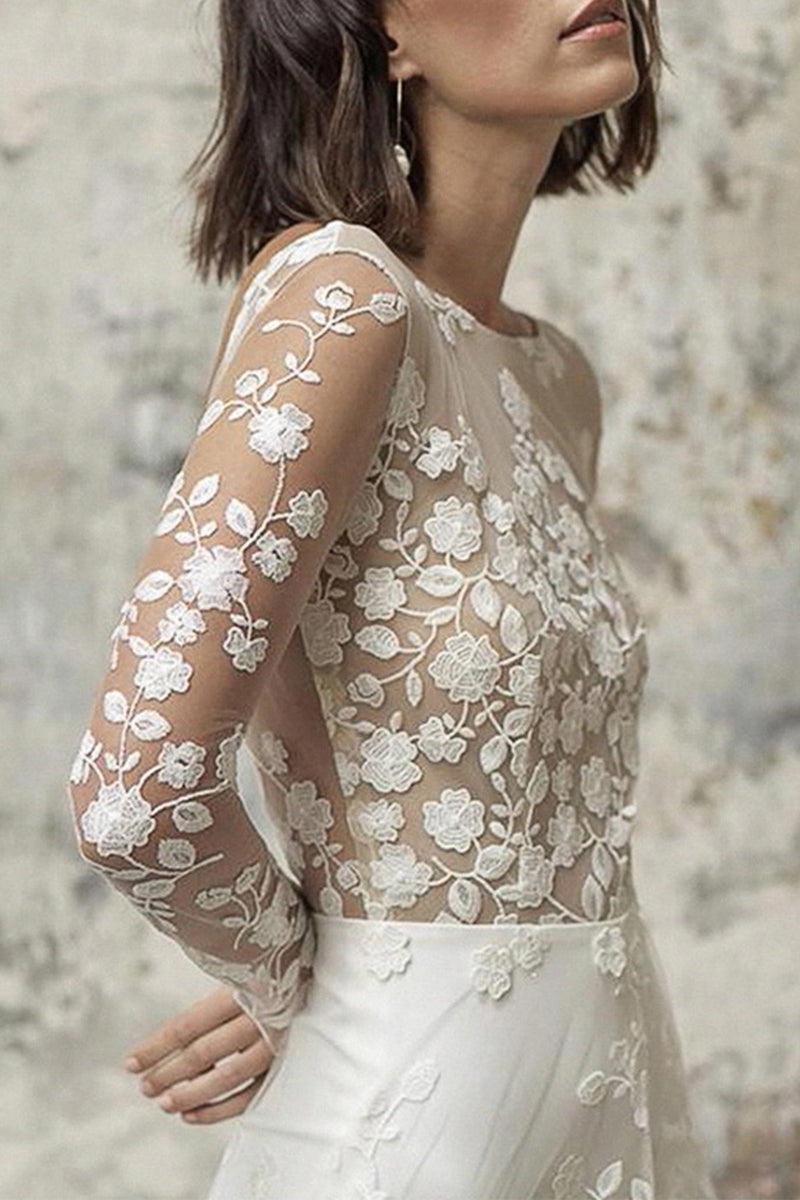 Lace Patchwork O Neck Straight Jumpsuits