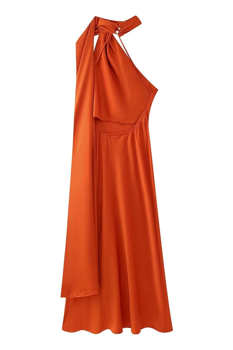 Irregular Halter Evening Dresses(4 Colors)