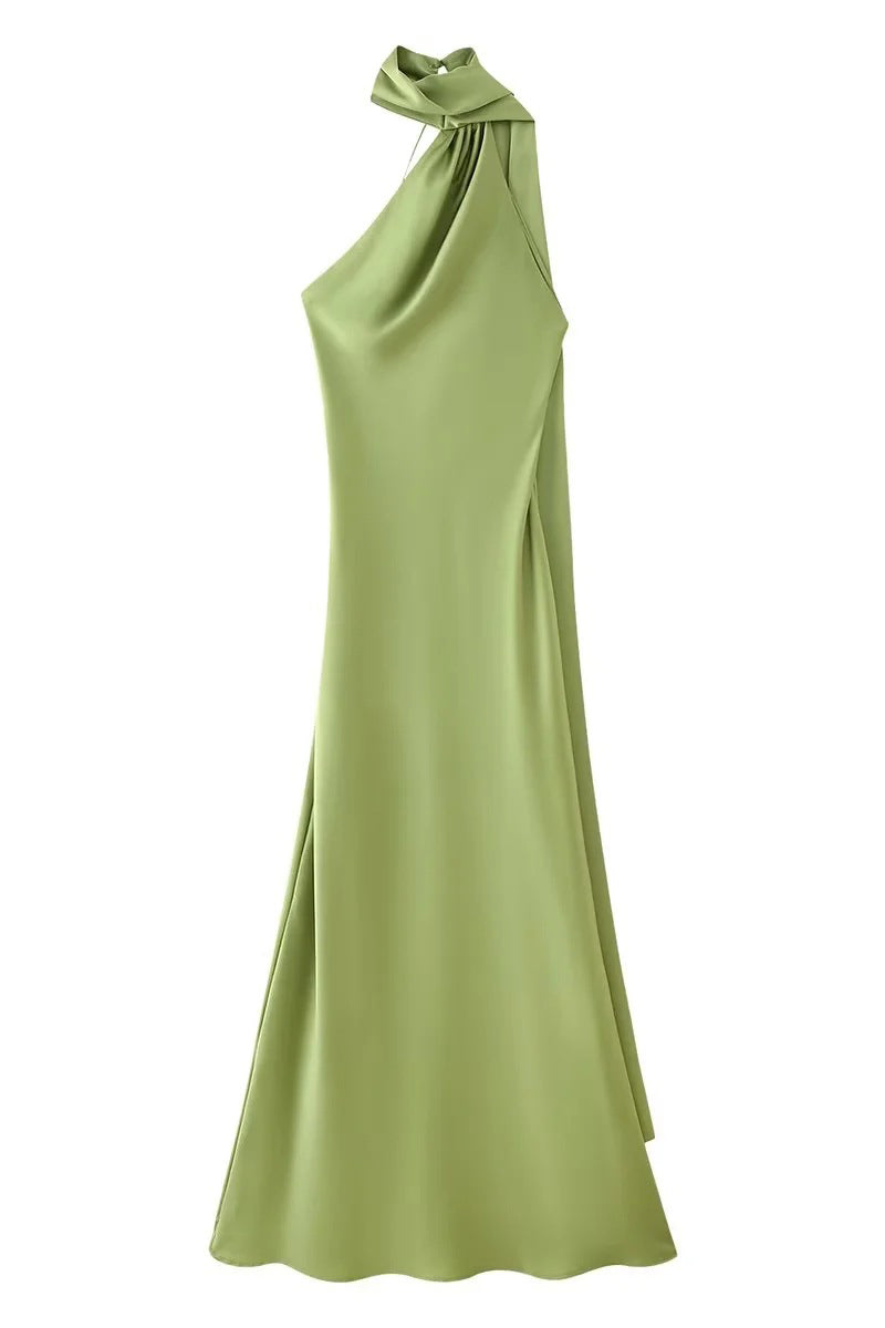 Irregular Halter Evening Dresses(4 Colors)