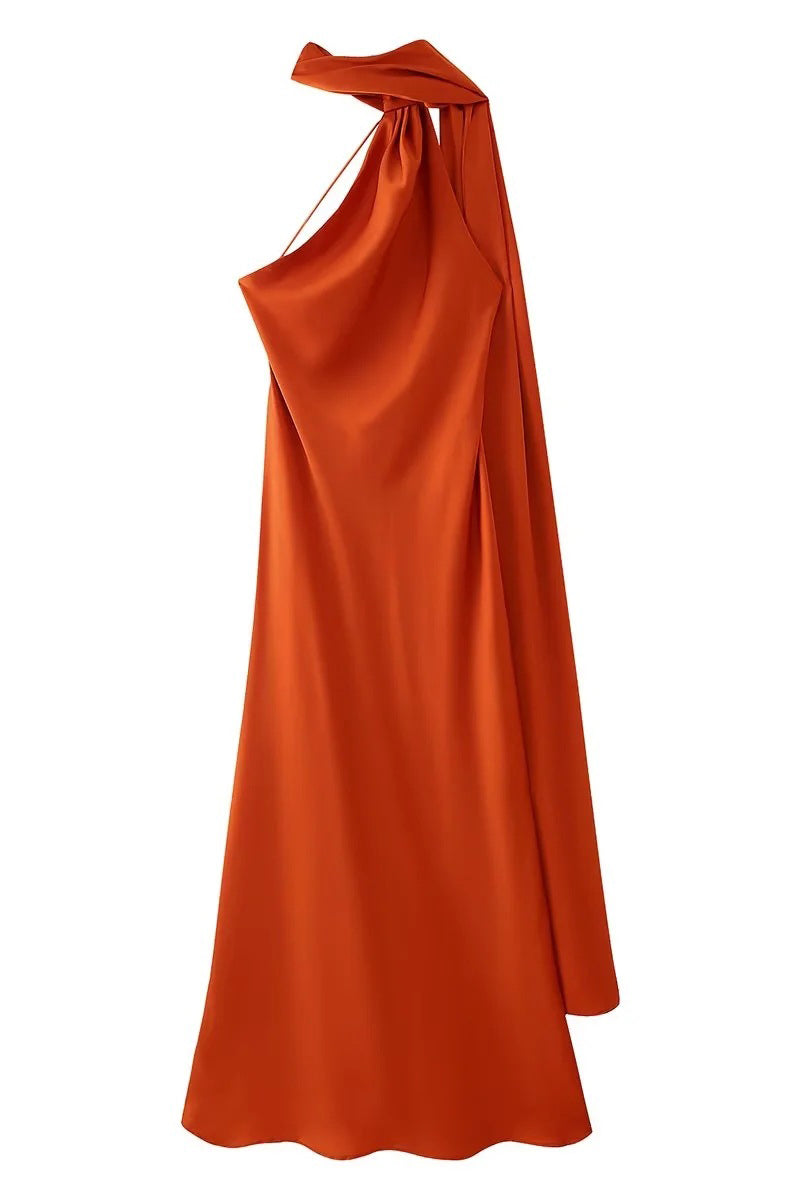 Irregular Halter Evening Dresses(4 Colors)