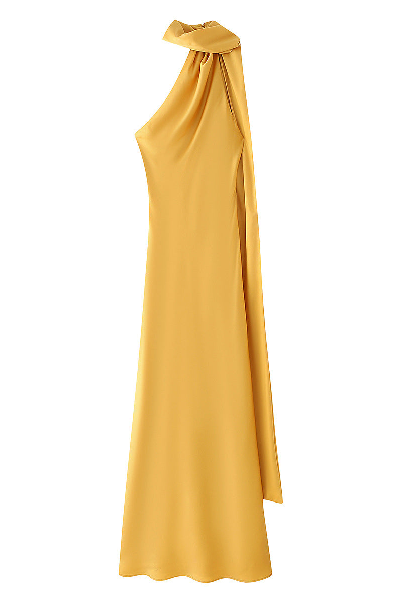 Irregular Halter Evening Dresses(4 Colors)