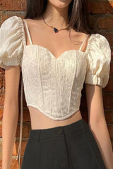 Solid Color Lace Up V Neck T-Shirts