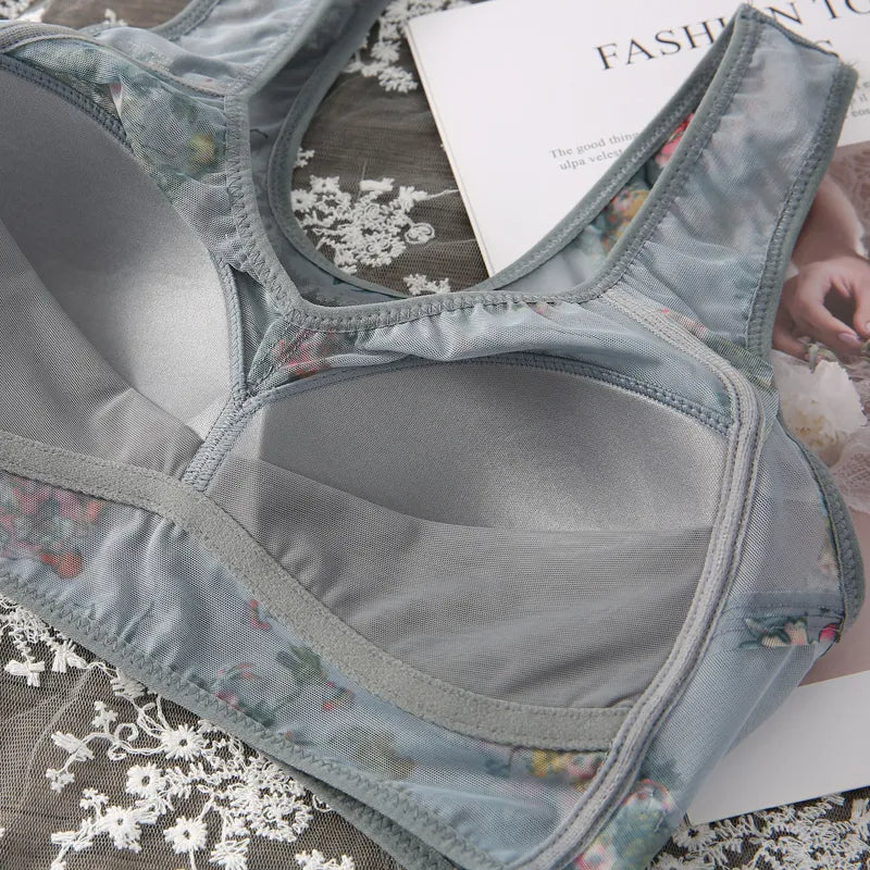 Women Ink Printing Vest Brassiere