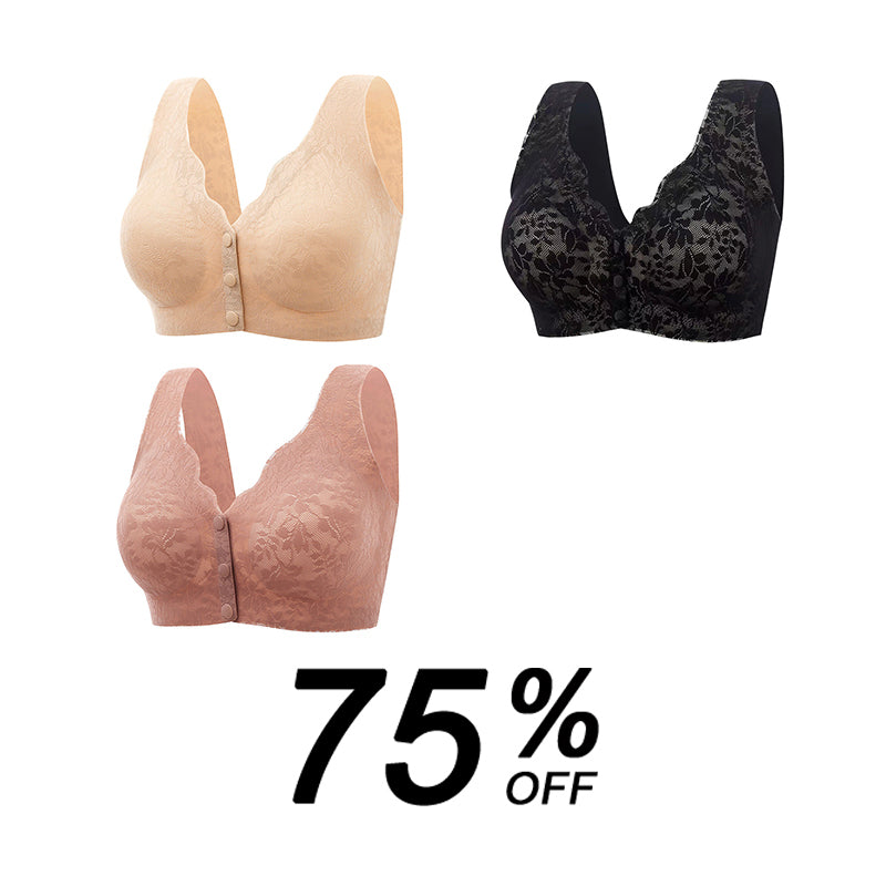 FRONT BUCKLE SLEEP BRA FOR WOMEN OF ALL AGES(M-3XL)
