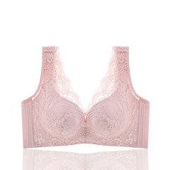Back Buckle Wireless Side Breast Drawing Bra