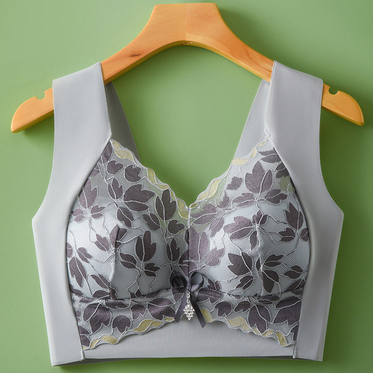 Lace Back Push-Up Anti-sagging Bra