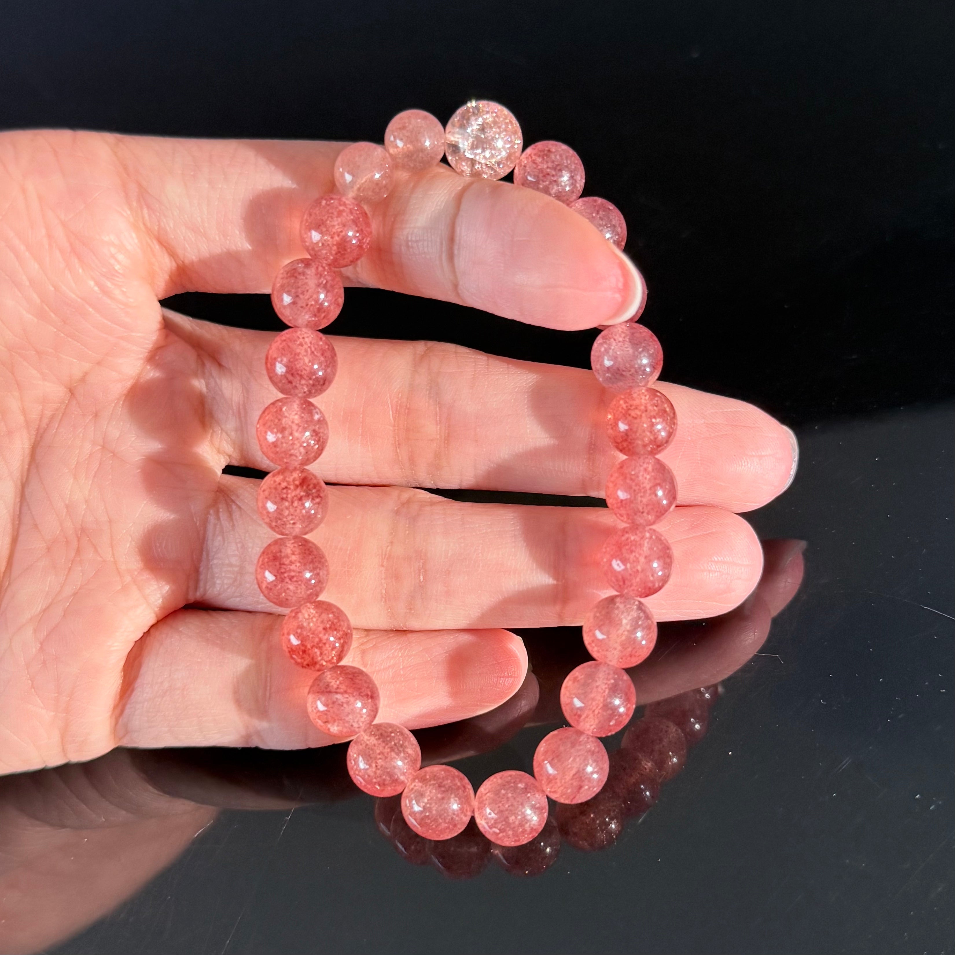 Strawberry Quartz Bracelet for Taurus