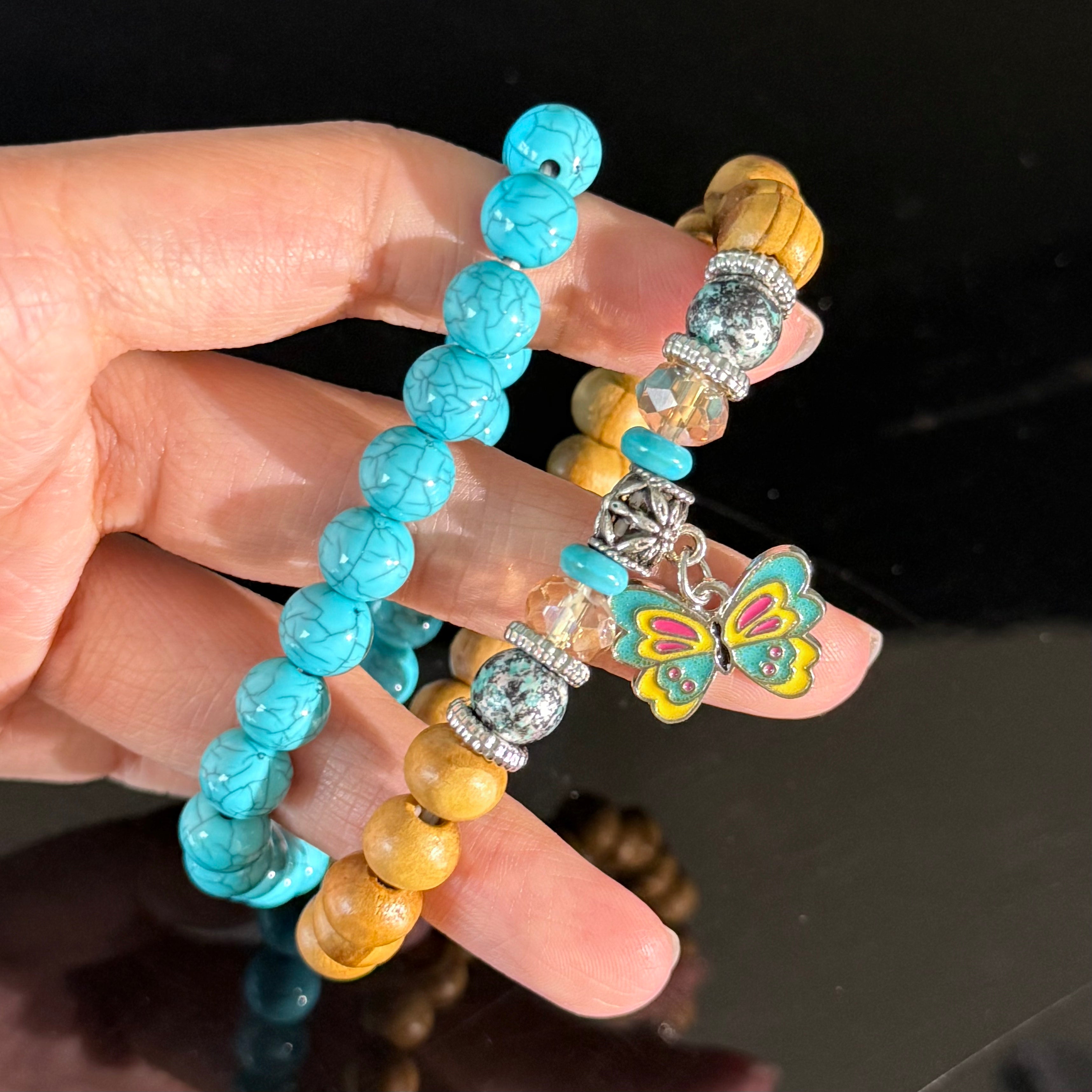 Sagittarius Turquoise Bracelet – Freedom & Transformation Crystal Jewelry