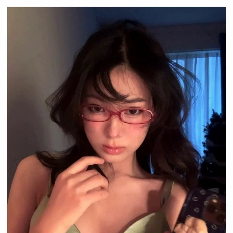 Retro Cosplay Square-Rimmed Glasses