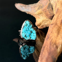 Natural Turquoise Statement Ring