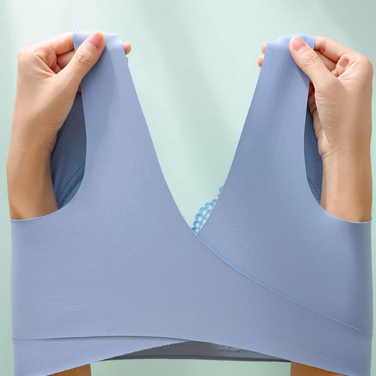 Ice Silk Seamless Vest Style Sports Bra