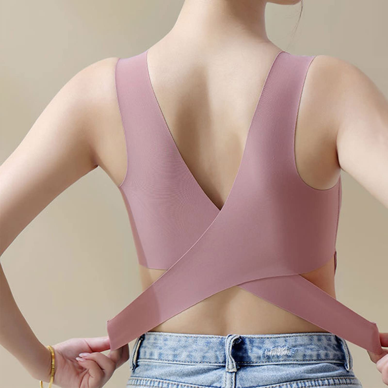 Ice Silk Seamless Vest Style Sports Bra