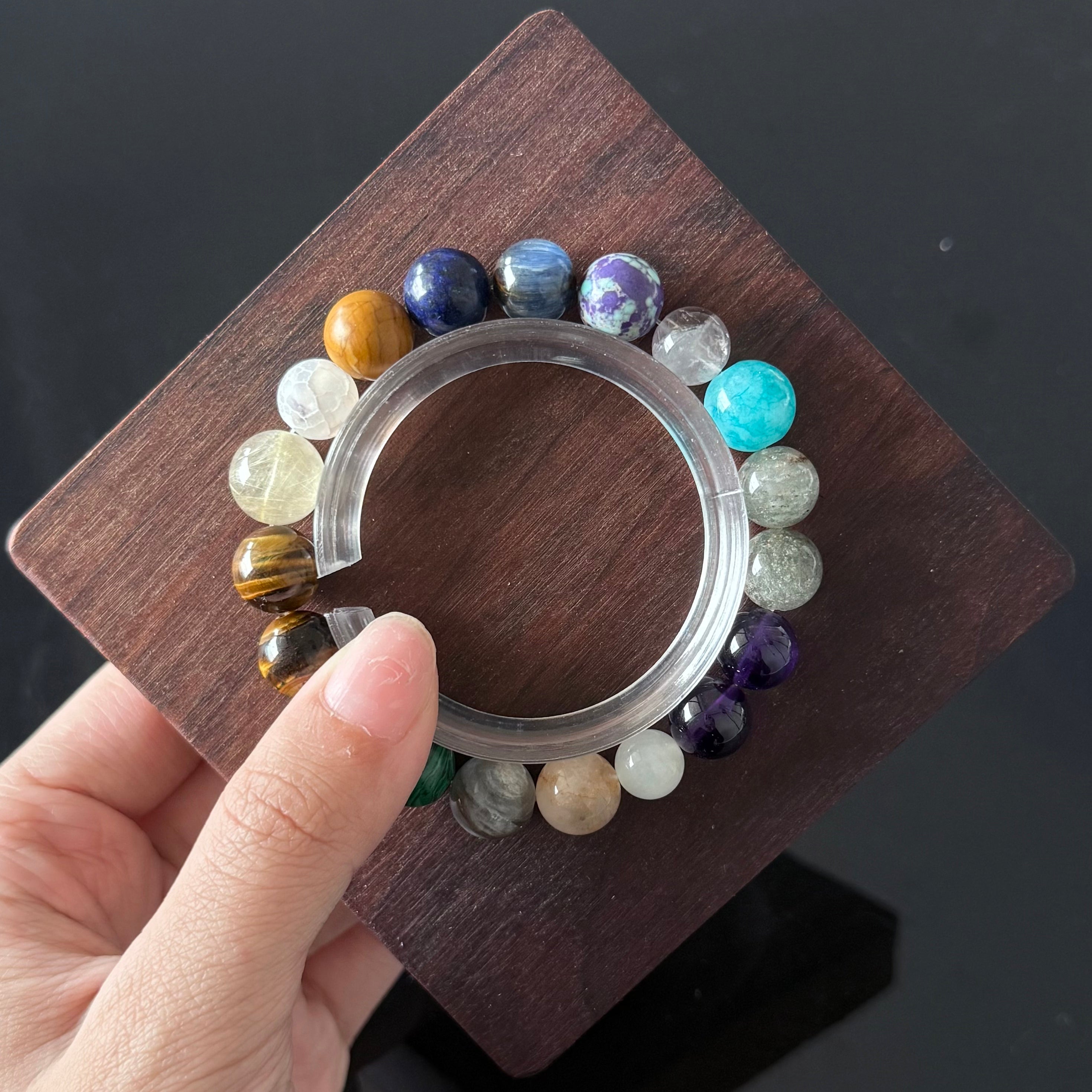 Gemini Zodiac Crystal Bracelet – Multi Stone Balance & Communication Energy Bracelet