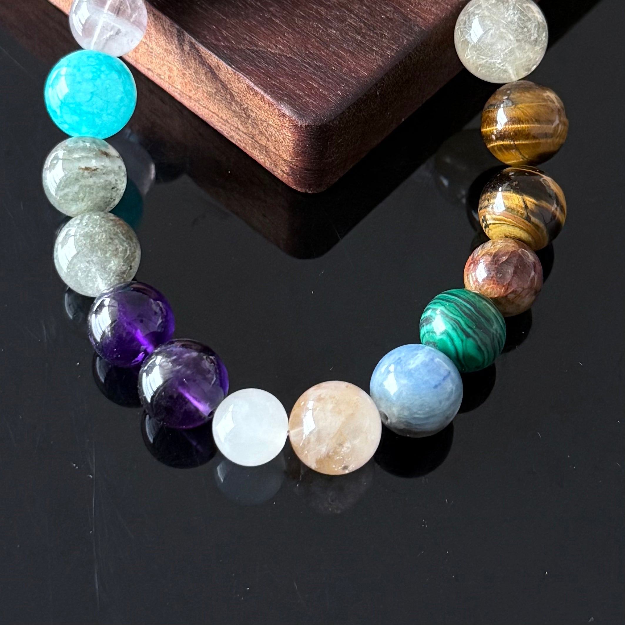 Gemini Zodiac Crystal Bracelet – Multi Stone Balance & Communication Energy Bracelet