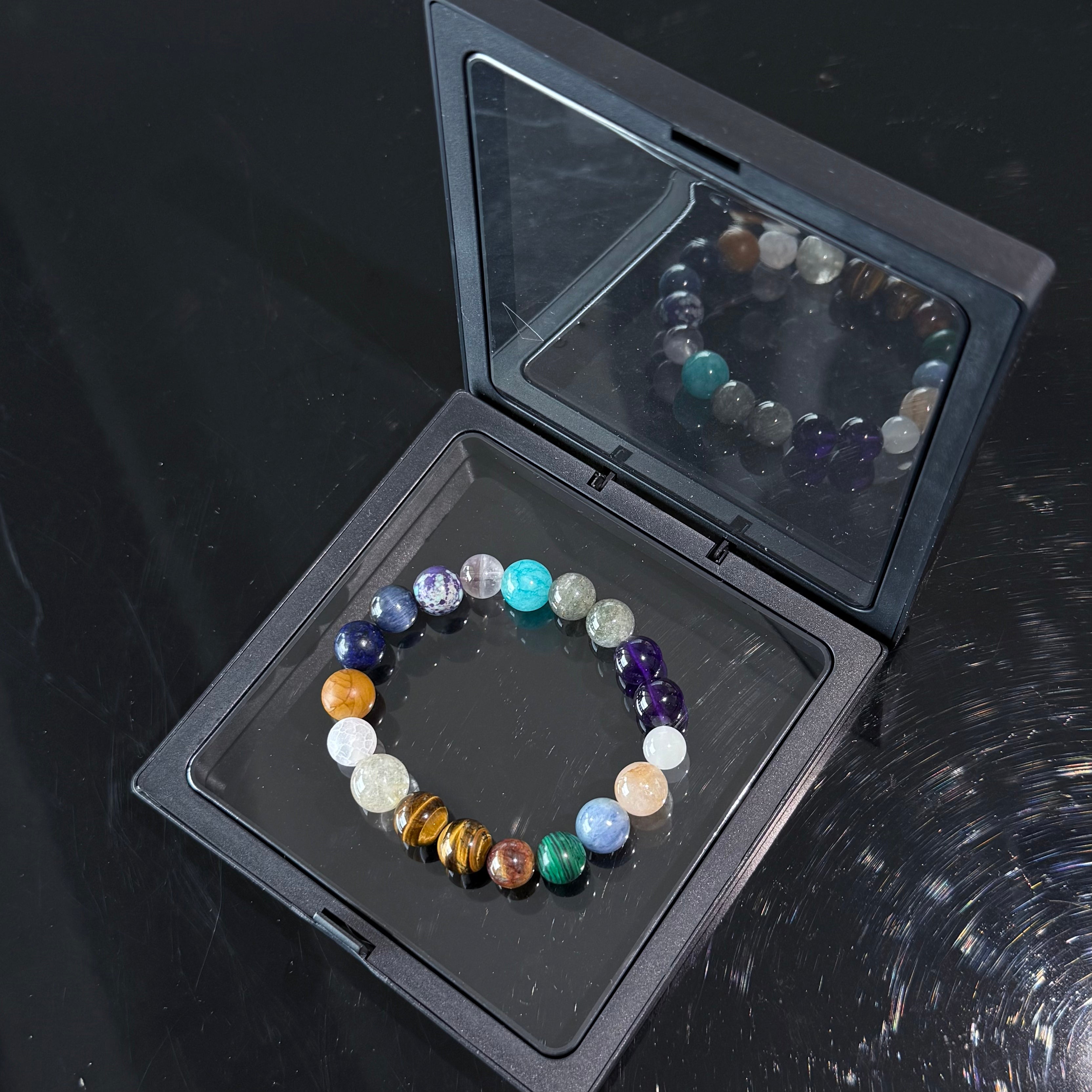 Gemini Zodiac Crystal Bracelet – Multi Stone Balance & Communication Energy Bracelet