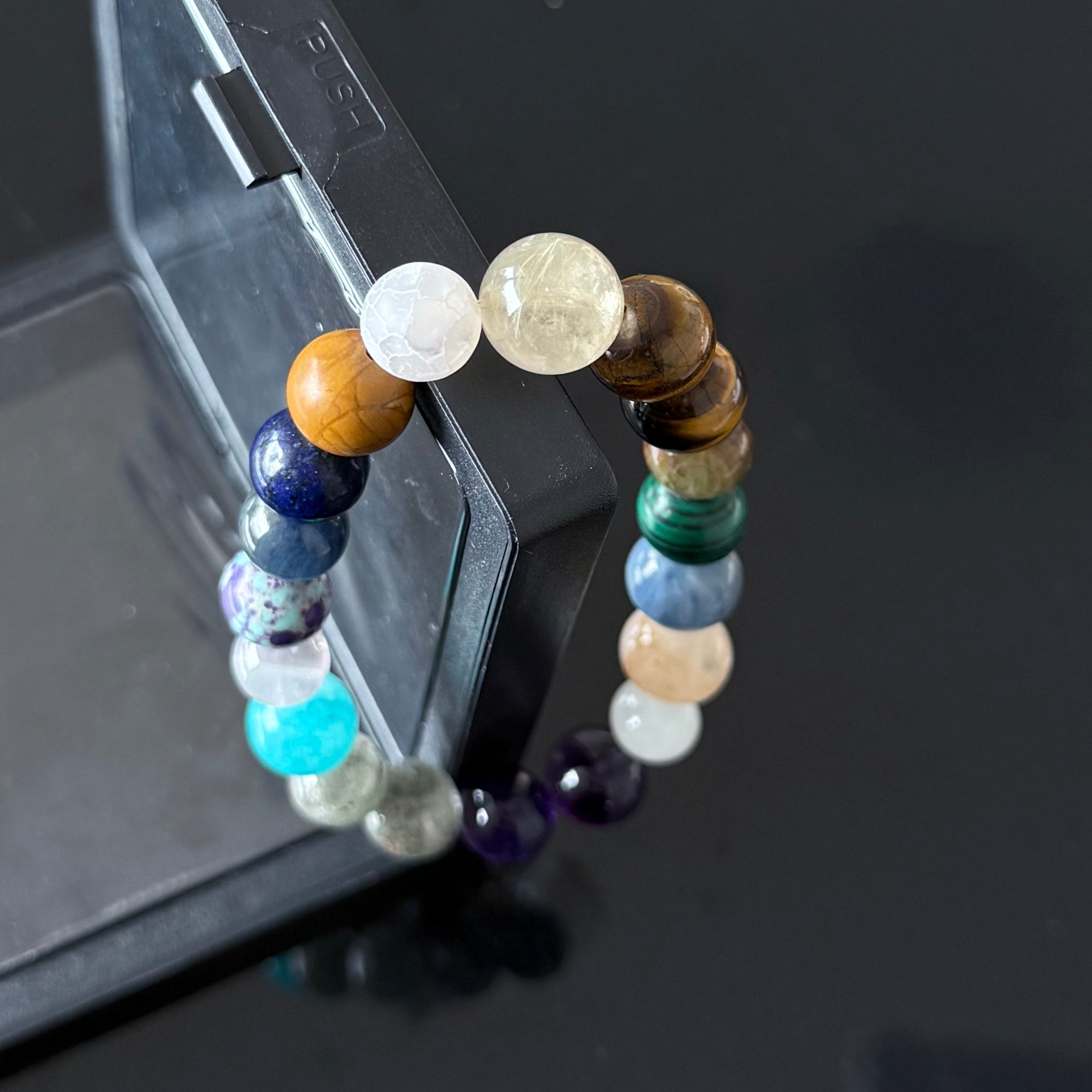 Gemini Zodiac Crystal Bracelet – Multi Stone Balance & Communication Energy Bracelet