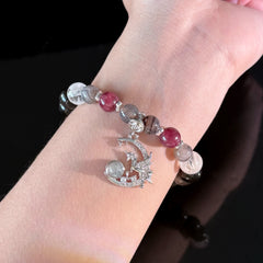 Scorpio Crystal Bracelet – Moon & Star Protection Bracelet