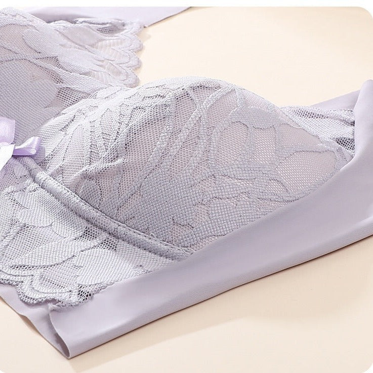 Ultra-thin Lace Comfortable Fixed Cup Anti-sagging Underwear