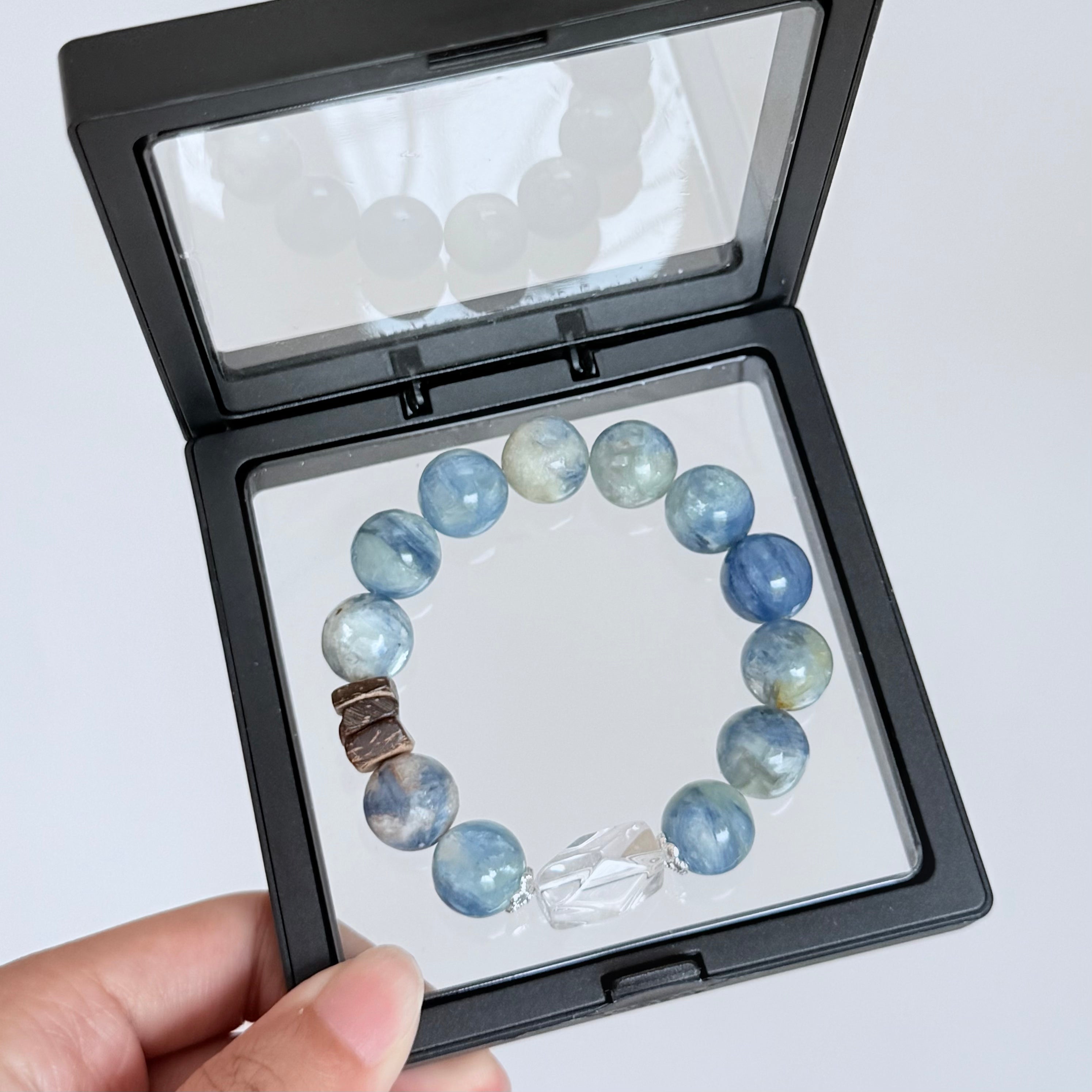 Kyanite & Clear Quartz Bracelet