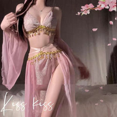 Lace-up Backless Chiffon Ancient Style Lingerie