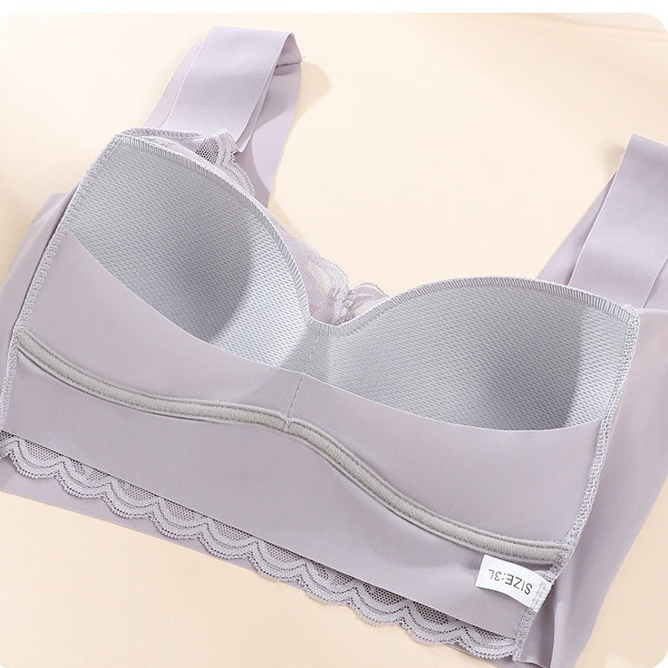 Ultra-thin Lace Comfortable Fixed Cup Anti-sagging Underwear